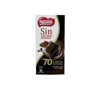 Nestle Sin Azucares 70% Negro Intenso