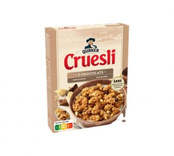 Cruesli Quater 3 Chocolats 450g