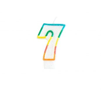 Bougie D’anniversaire Chiffre 7