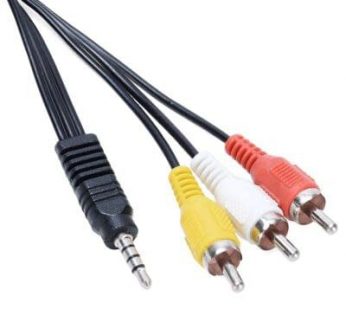 Cable  Jack Vers Rca 1.5 M