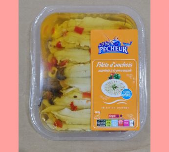 Pecheur Filets D’anchois 180 G Roules Aux Olives Farcies