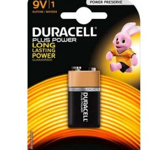 DURACELL  batteries 9V PLUS POWER