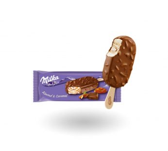 Milka Almond & Caramel Glace