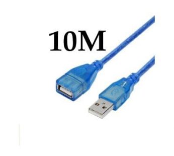 USB Extension Cable  Male To Female Fast Speed Blue 10m