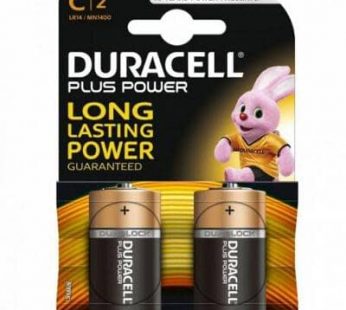 DURACELL  batteries  C PLUS POWER