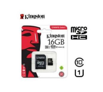 Kingston 16 Gb 80 M B/s Carte Memoire