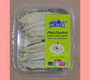 Pecheur Filets D’anchois Marines 200g Roules a L’huile Vegetale