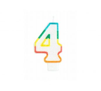 Bougie D’anniversaire Chiffre 4