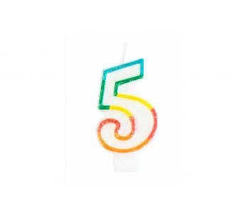 Bougie D’anniversaire Chiffre 5
