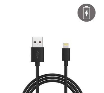 CABLE IPHONE NOIR