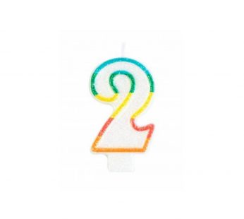 Bougie D’anniversaire Chiffre 2