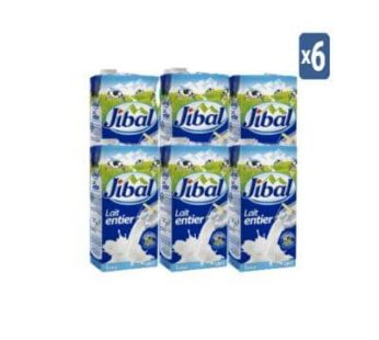 Jibal Lait UHT Pack x6 1L