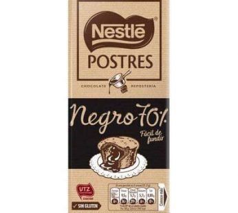 Nestle Postres Negro 70%