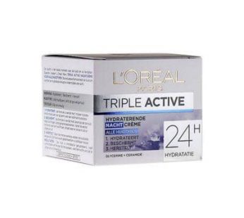 L’oreal Triple Active Hydraterende Nacht 24 H