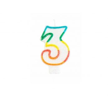 Bougie D’anniversaire Chiffre 3
