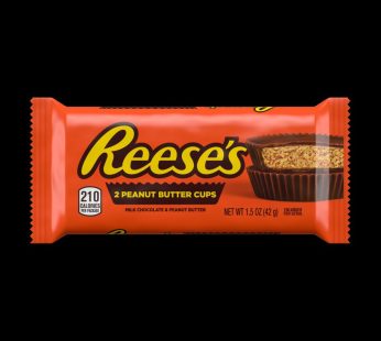 reeses. 2  peanut  butter.  cups. 42g