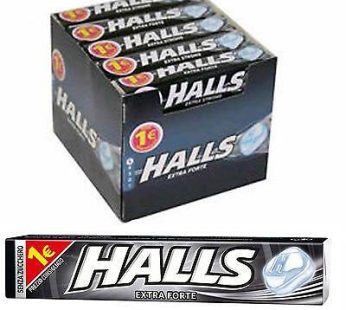 HALLS extra fort sans sucre