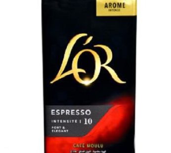 lor espresso intense 10   moulu  250g