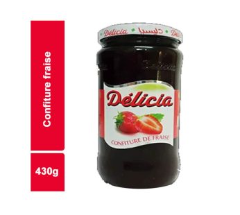 Delicia confiture fraise 430g