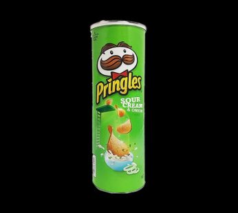 Pringles sour cream  onion 165g