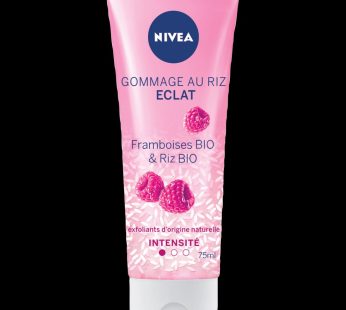 nivea gommage au & riz éclat framboise Bio