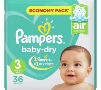 Pampers baby – dry n° 3