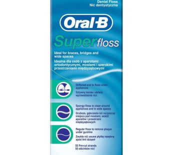 oral-B  super floss  tandtrad erikoishammaslanka dental floss   50