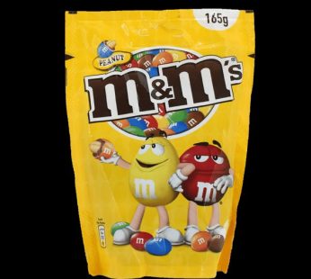 m&ms mnms peanut 165g