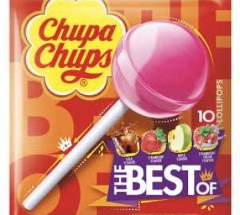 chupa chups the best of 10lollipops 120g