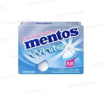 mentos white  chwingum 12pies