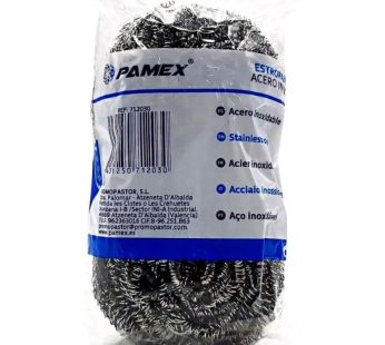 pamex estropajo acero inox 2 unité.  _ 40g