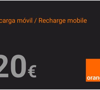 carte recharge orange 20dh