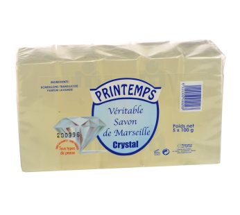 printemps véritable savon de Marseille crystal 5*100g