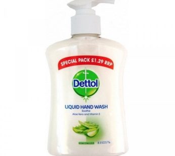 dettol liQuid hand wash aloe Vera and vitamin 250ml