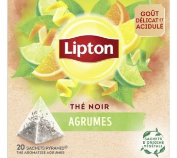 Lipton thé noir agrumes 20 unité