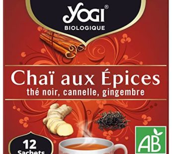 Yogi Aux épices thé noir cannelle gingembre