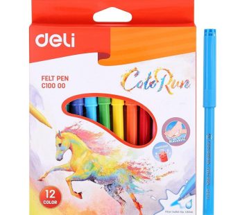 deli felt Pen c 100  00 cotorun 12 color
