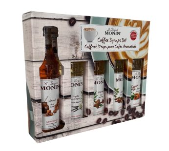 le cirop de Monin coffret sirops pour cafés aromatisés 5 X5 cl
