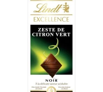 Lindt excellence Zest de citron vert 100gr