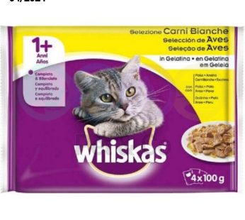 whiskas 4 × 100gr