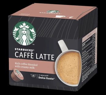 Starbucks caffe latte creamy milk  dolce gusto