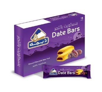 biscuits date bars  150gr